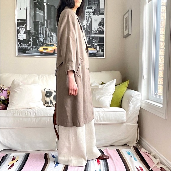 Vintage Spring Coat - Wool Trench - Picture 2 of 9